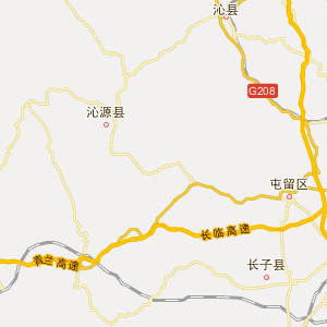 临汾市安泽县地理地图
