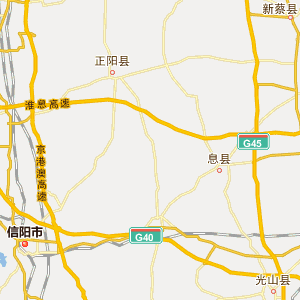 驻马店市正阳县地图