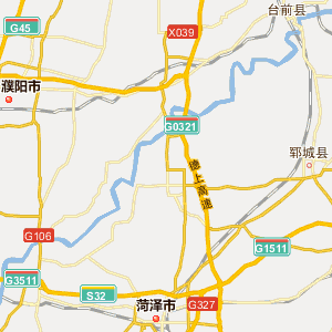 菏泽市牡丹区地理地图