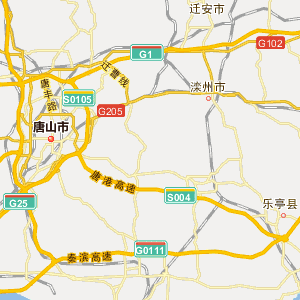 唐山市古冶区地图
