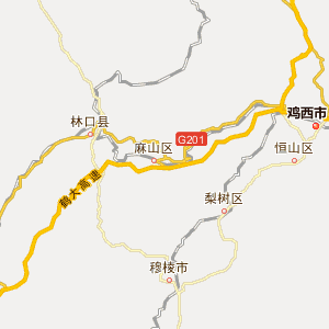 鸡西市恒山区地图