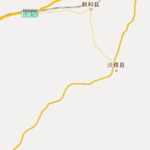 阿克苏地区沙雅县地理地图