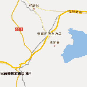 巴音郭楞蒙古自治州和硕县地图