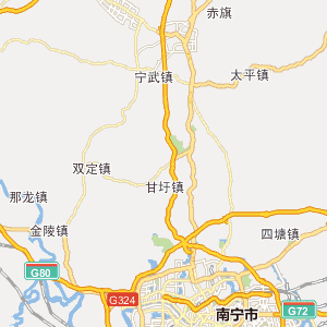 广西行政地图