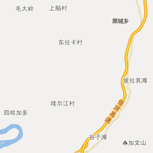 化隆牙什尕行政地图_中国电子地图网图片