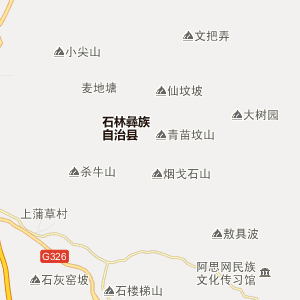 昆明石林行地图