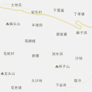 关岭县岗乌镇行政地图图片