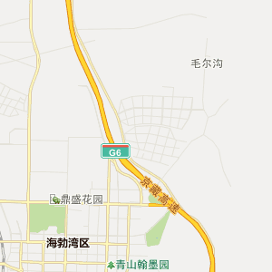 乌海市经济型连锁酒店交通地图