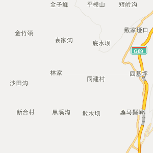 道真上坝行政地图_中国电子地图网图片