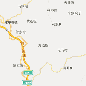 通江县广纳镇行政地图图片