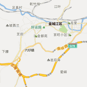 河池市通信交通地图