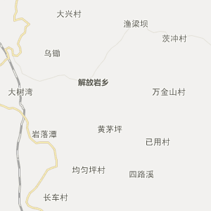 凤凰竿子坪行政地图_中国电子地图网图片
