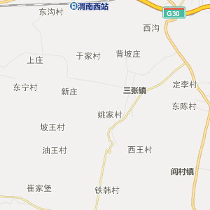 渭南市概述行政地图