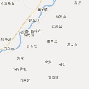 灌阳黄关行政地图_中国电子地图网