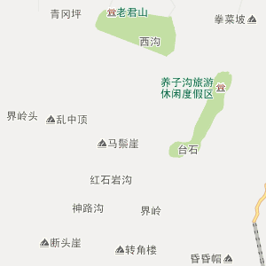 洛阳栾川行政地图_中国电子地图网图片