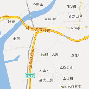 珠海市斗门区行政地图图片