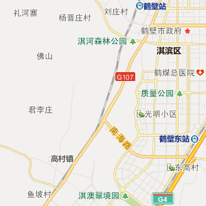 鹤壁市交通线路地图