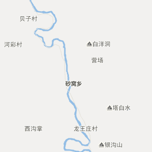 阜平砂窝行政地图_中国电子地图网图片