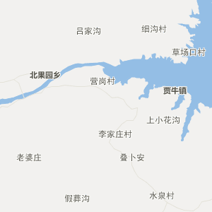 阜平北果元行政地图_中国电子地图网