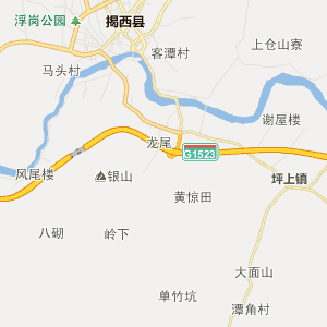 揭阳揭西县地图全图展示