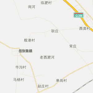 凤台县丁集乡行 地图 