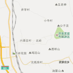 长清区万德镇行政地图图片