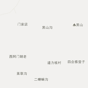 阜新县八家子乡行政地图