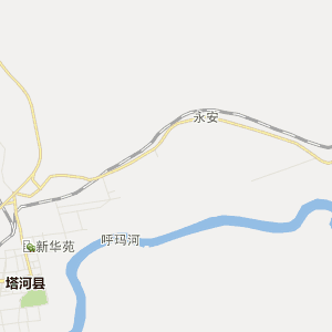 大兴安岭塔河行政地图图片