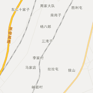 德惠市惠发街道行政地图图片