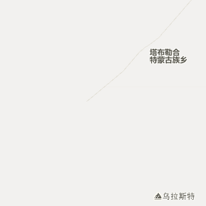 乌苏白杨沟行政地图_中国电子地图网