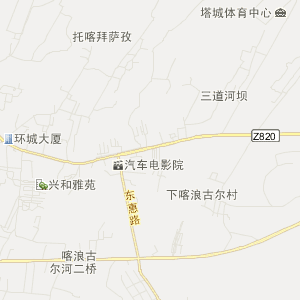 塔城地区塔城市地图