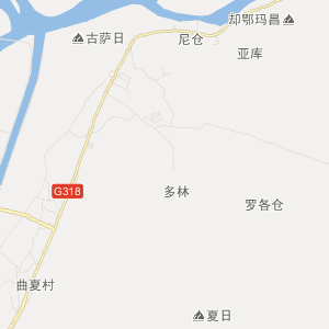 日喀则市桑珠孜区地理地图
