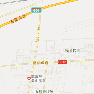 吐鲁番市鄯善县地图