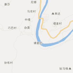 山南市加查县地理地图