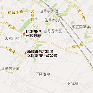 哈密市伊州区历史地图