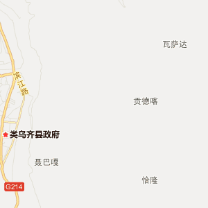 昌都市类乌齐县地图