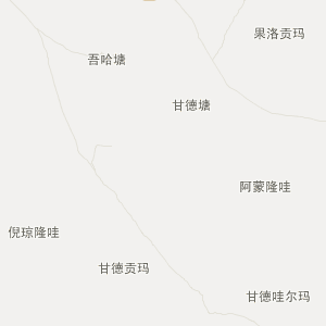 果洛藏族自治州甘德县历史地图