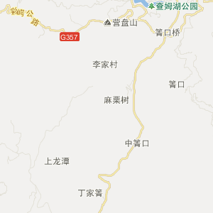 楚雄彝族自治州双柏县地理地图