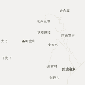 凉山彝族自治州喜德县地图