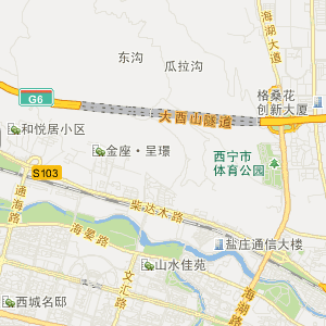 西宁市城北区地图