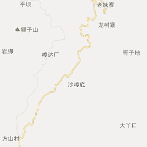 文山壮族苗族自治州马关县地图