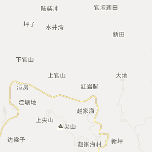 昭通市鲁甸县行政地图