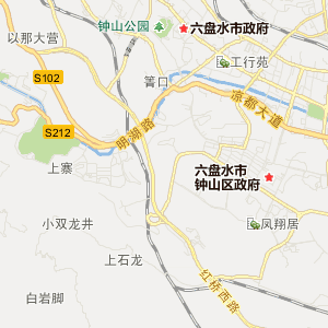 六盘水市钟山区地图