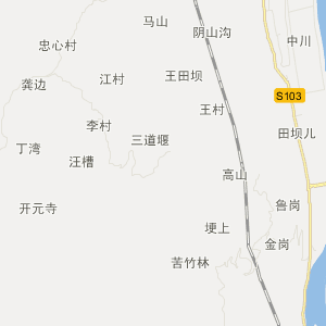 乐山市沙湾区行政地图