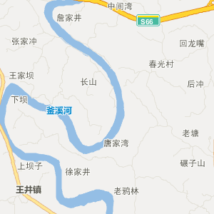 自贡市富顺县行政地图