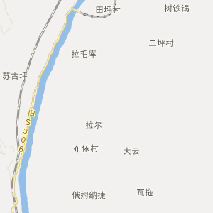 汉源县乌斯河镇交通地图图片
