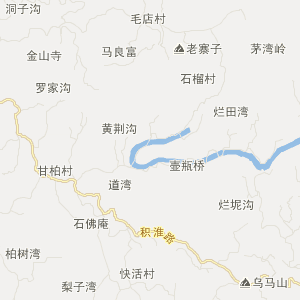 中江县民主乡交通地图图片