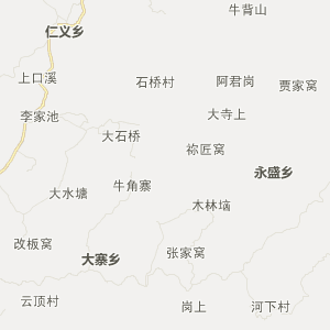 雅安市天全县地图