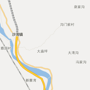 宕昌沙湾旅游地图_中国电子地图网图片
