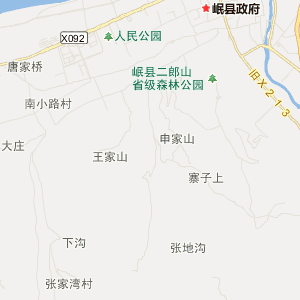 定西市岷县地图